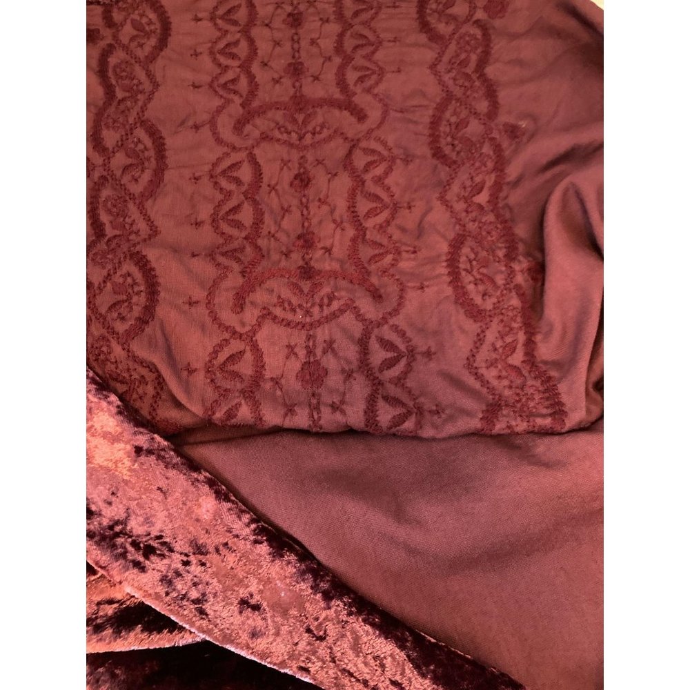 Soft Surroundings Sheath Dress MEDIUM Burgundy - Picture 8 of 10